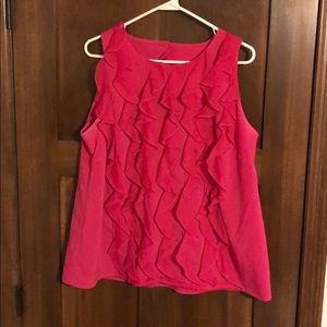 Cato Hot Pink Dressy Top. Excellent condition.